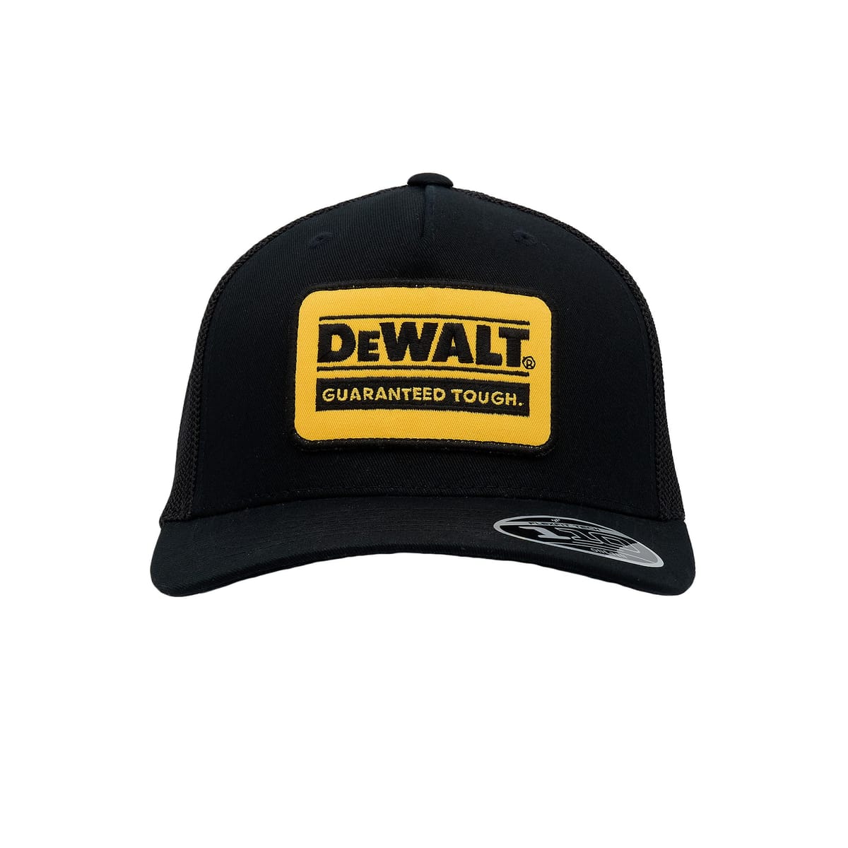 DEWALT Men\u0027s Oakdale Patch Trucker Hat (Black/Yellow)