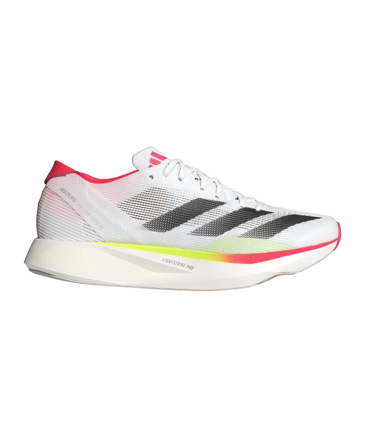 アディダス（adidas） 駈けっくらシューズ アディゼロ タクミセン 10 白いこと IH5717 スニーカー 形づくるシューズ 部活 軽さ 座布団 （白いこと/２４．０/Lady\u0027s）