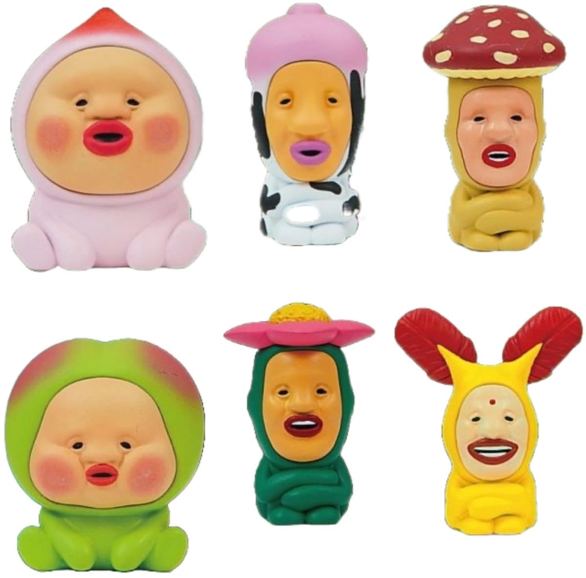 こびとづかん　有頂天フィギュア リアルソフビ　4体セット　　バラ売り不可 こびとづかん リアルソフビセット 有頂天フィギュア バラ売り