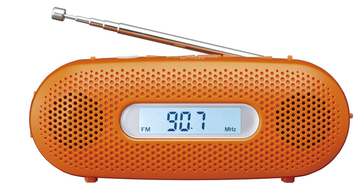 パナソニック FM-AM2周波数帯域受信システム 取りはからう申し受けるラジオ受信機 RF-TJ20