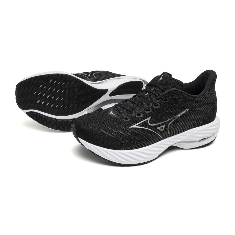 MIZUNO(ミズノ) レディース ウエーブライダー 28 ジョギング マラソン トレーニング スポーツ 軽量 反発 厚底ランニングシューズ