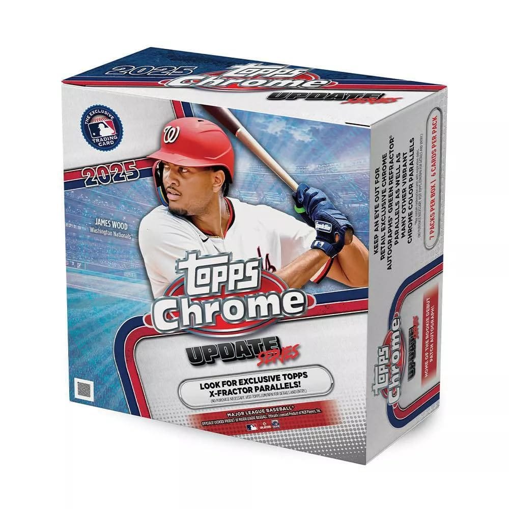 Topps 2025 MLB Chrome Updates ベイスボール トレーディング歌留多 メガボックス席