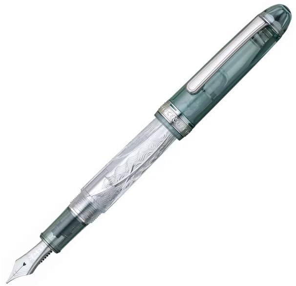 美品】Platinum プラチナ 万年筆 センチュリー k14 木軸