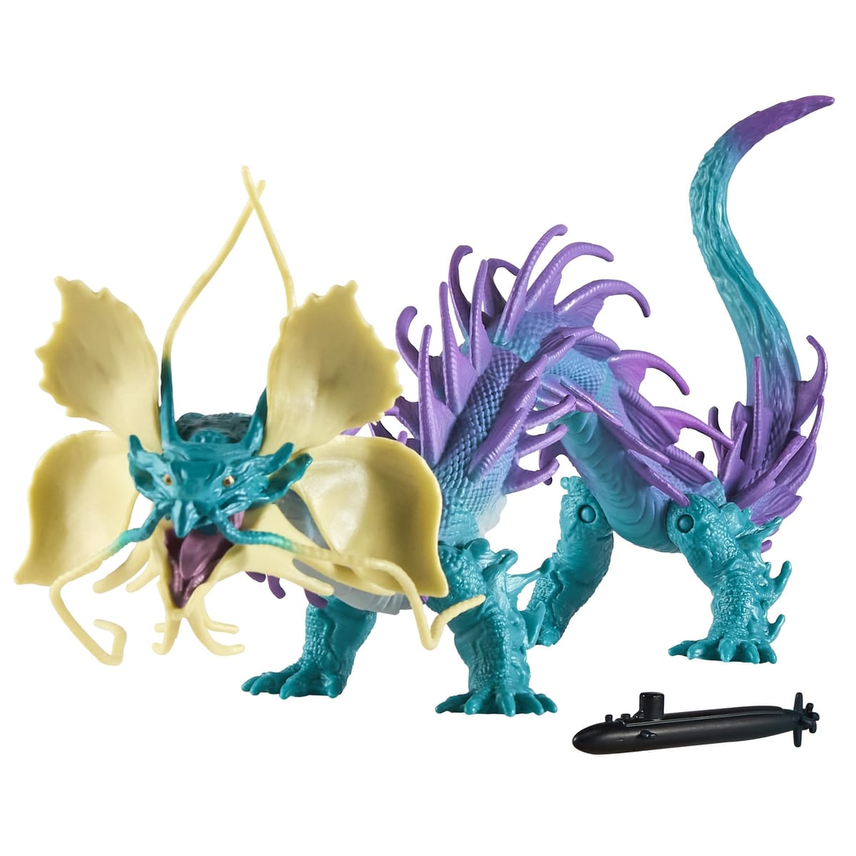 ゴジラ×コング:新複合企業:6in ティアマットフィギュア 潜水艇付き添い人 Playmates Toys製