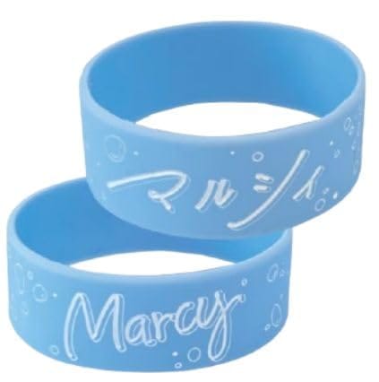 MARCY マルシィ 2024 夏フェス ラババン リストバンド ラバーバンド 「ブルー」