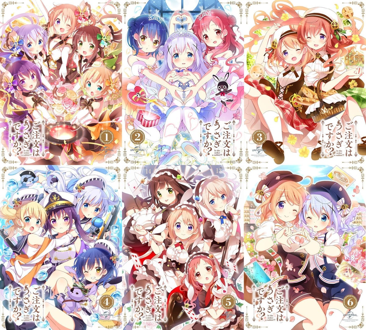 ご注文はうさぎですか?? (初回限定版) 全6巻セット [マーケットプレイス Blu-rayセット]