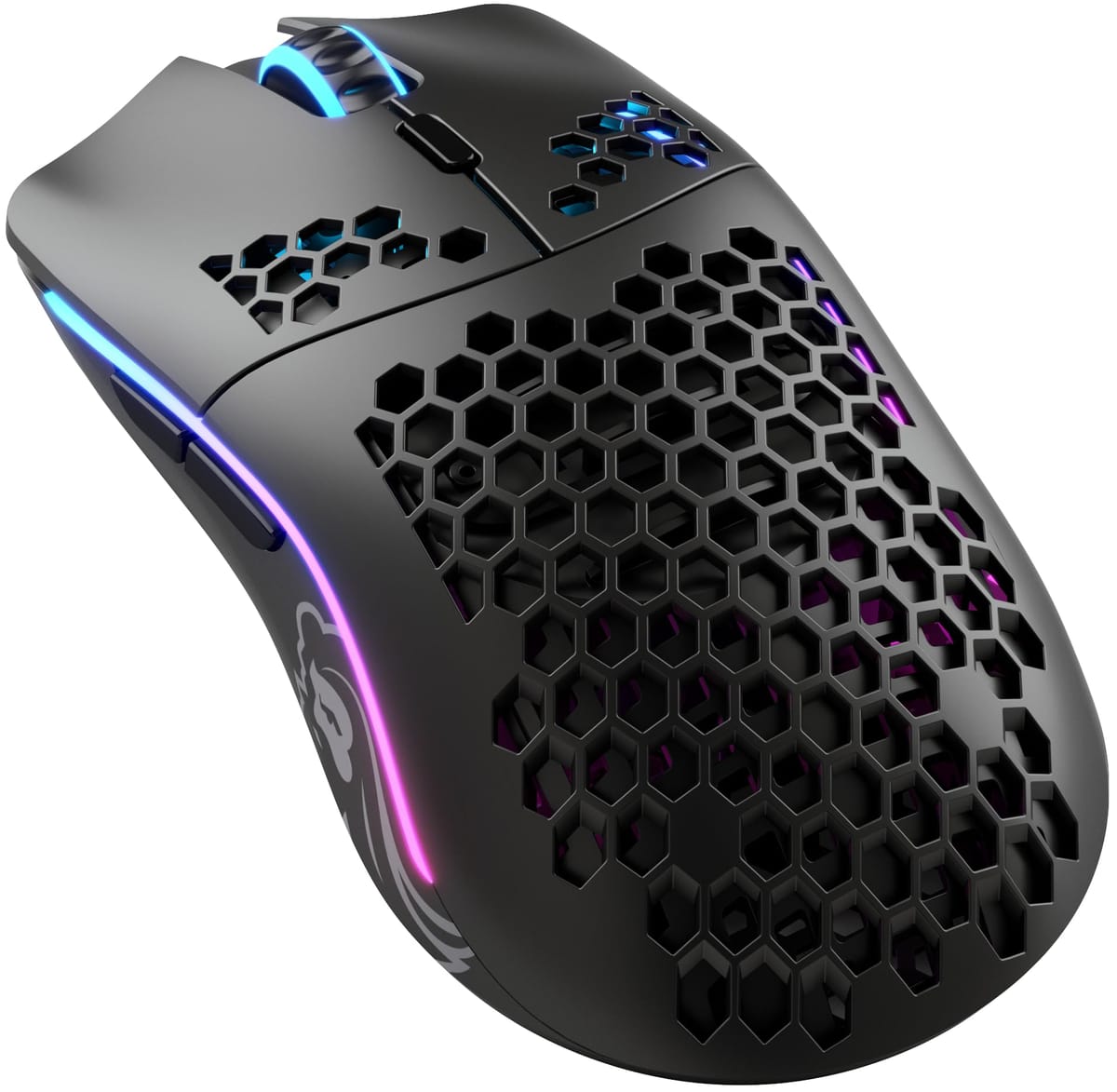 Glorious ワイヤレスゲーミングマウス Model O Wireless超軽さ69瓦 BAMF検知器積み上げる ハニカムデザイン 右利き用 1年引き受ける 【国内置き目品】