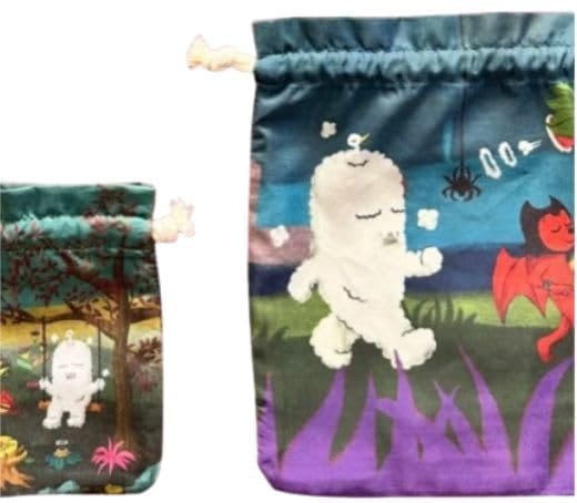 the pillows ピロウズ グッズ レッドバット君&モンストル君 巾着セット