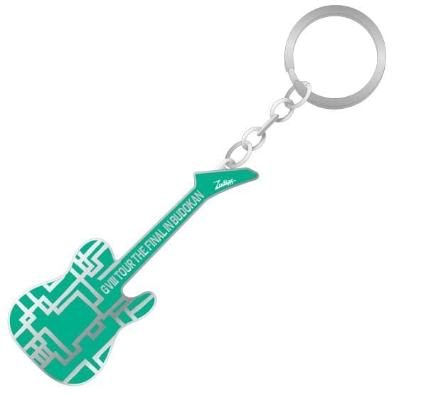 布袋寅泰 2025 GUITARHYTHM VIII TOUR -The Final in 武道館- グッズ メタル ギター キーホルダー グリーン