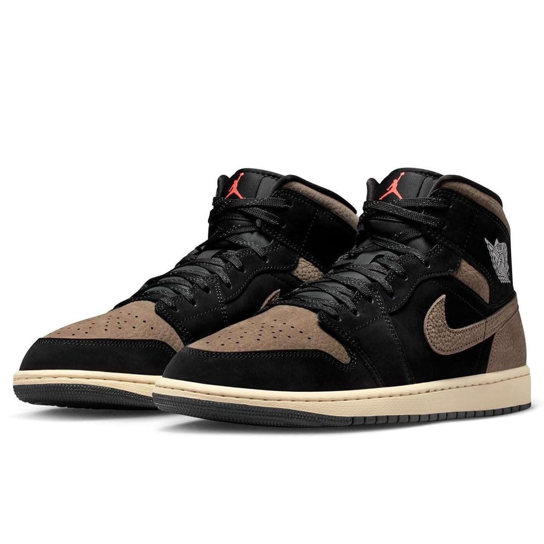 [ナイキ] ジョーダン 1 ミッド SE JORDAN 1 MID SE 黒いこと/オリーブ薄墨色 IB7110-002