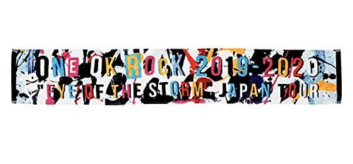 ONE OK ROCK（ワンオクロック）2019－2020“Eye of the Storm”JAPAN ツアー公式グッズ マフラータオル/WHITE