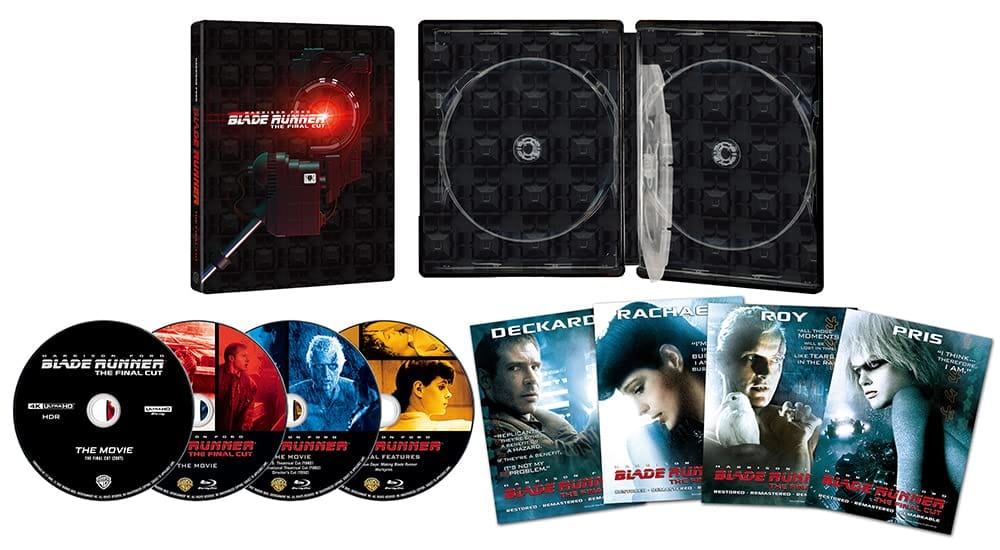 (2019セット限定生産)ブレードランナー 製作40周年記念 コンプリート版 (4K ULTRA HD&ブルーレイセット)(4枚組)スチールブック仕様 [4K ULTRA HD + Blu-ray]