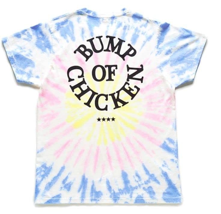 BUMP OF CHICKEN(バンプオブチキン）TOUR 2019 Summer GOODS Logo Tシャツ「タイダイ」 (M)