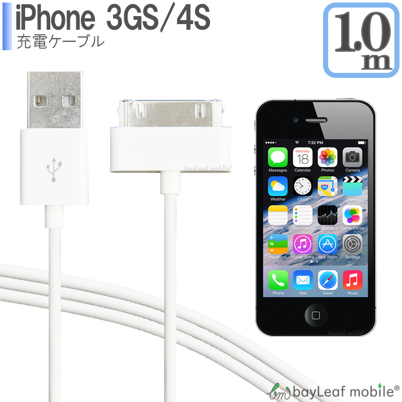 楽天市場 Iphone3gs 4s 8pin アイフォーン 充電ケーブル データ転送 急速充電 高耐久 断線防止 Usbケーブル 充電器 1m 卸販売のビットレイン