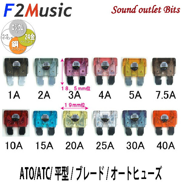 クスコ アイスヒューズ ATO 10A 30A 25A 5A 15A 20A 7.5A 40A 19個