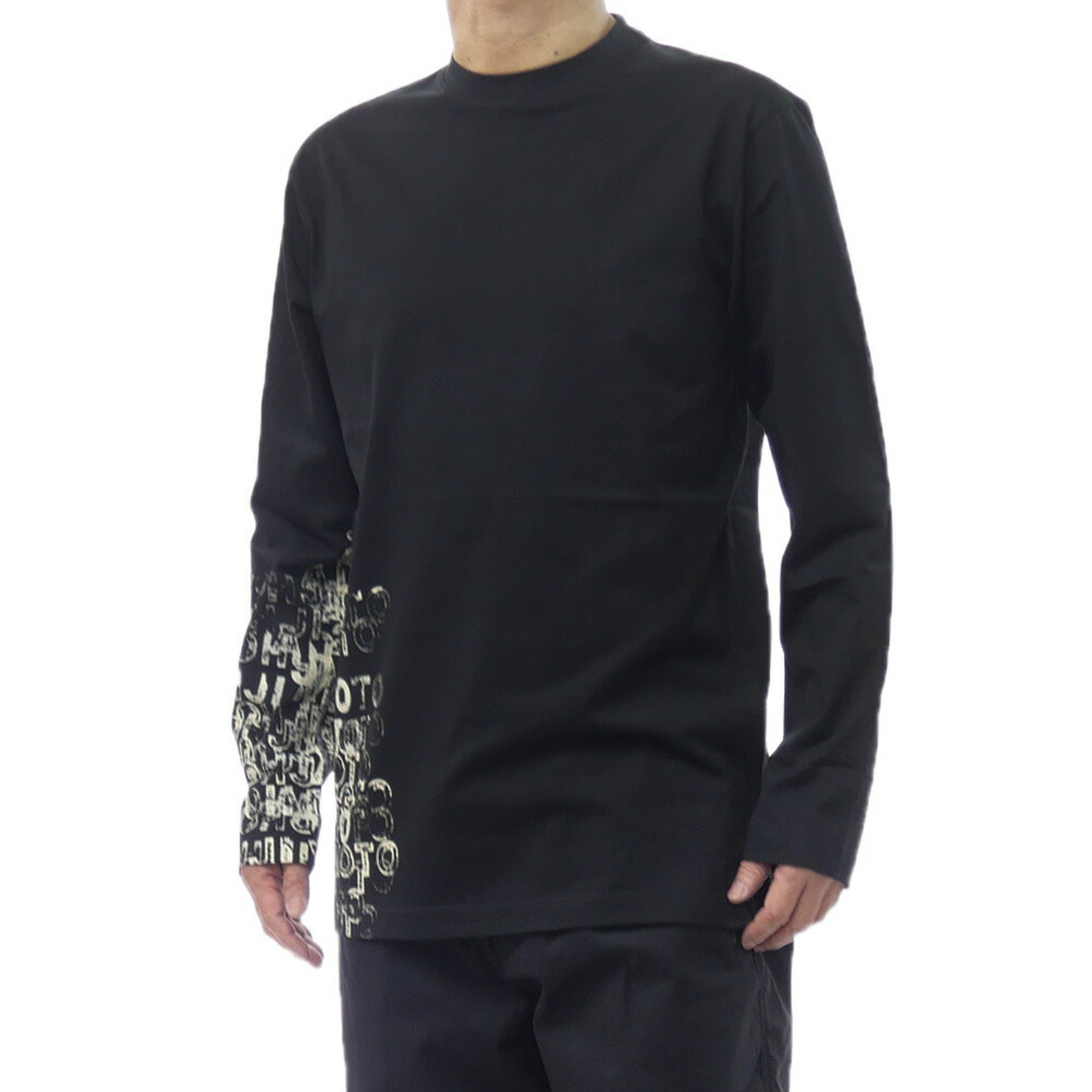 Y-3 ワイスリー メンズクルーネックロングTシャツ KR2239 / U GFX LS TEE ブラック 2026春夏新作