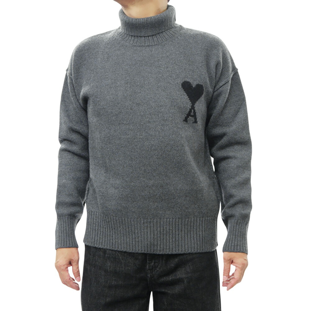 楽天市場】アミ パリス AMI PARIS ウール セーター グレー UKS002 018