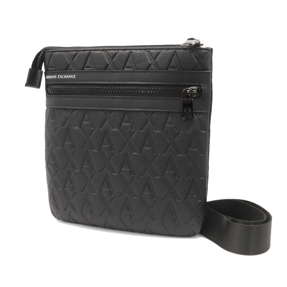 ARMANI EXCHANGE アルマーニ エクスチェンジ A/X ショルダーバッグ XM000579 AF12133 メンズ ブラック 定番 人気商品