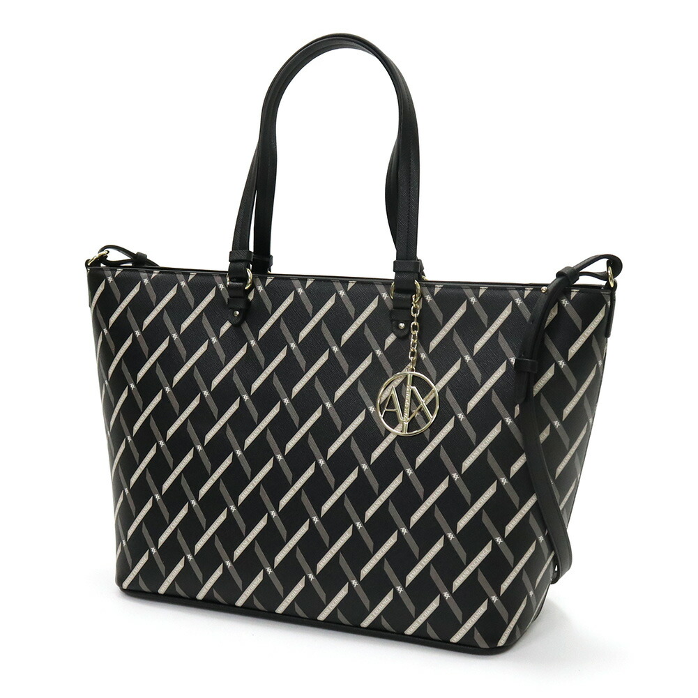ARMANI EXCHANGE アルマーニ エクスチェンジ A/X レディーストートバッグ XW000926 AF17155 ブラック 2026春夏新作