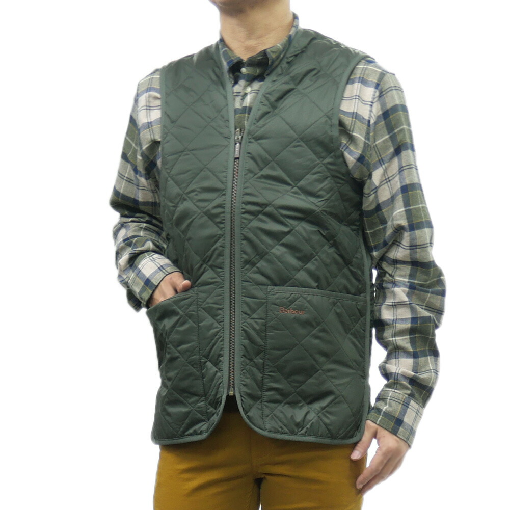 Barbour キルティングベスト S オリーブグリーン Farndale キルティング ベスト｜ジャケット＆コート｜バブアー