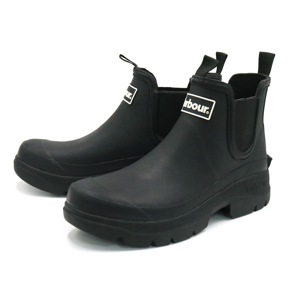 BARBOUR バブアー レディースレインブーツ LRF0099 / NIMBUS 黒いこと 定番一般受け商いもの ブーツ・長靴-レインシューズ・長靴-レディース靴