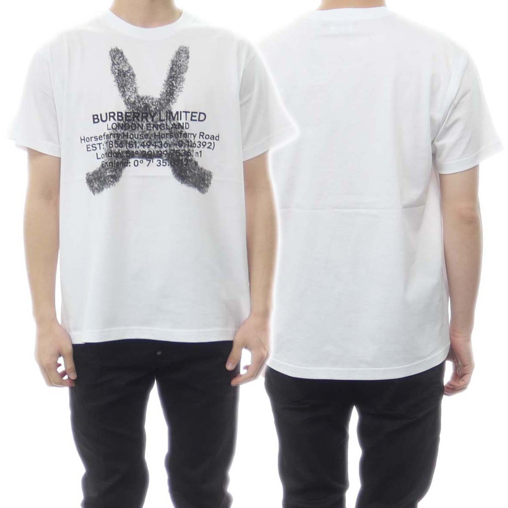 ☆Burberry☆ ストライプ×ロゴプリント・コットンTシャツ♪ Burberry logo-print Cotton T-shirt | Black | FARFETCH