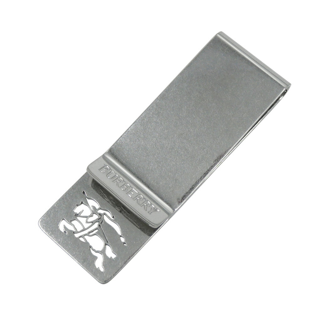 BURBERRY マネークリップ カードケース Check Money Clip Card Case in Charcoal grey - Men, Canvas
