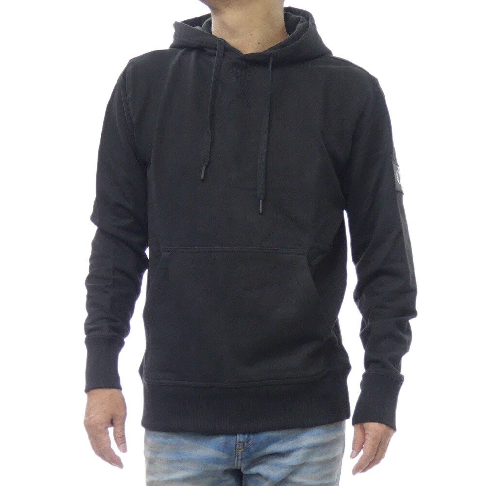 CALVIN KLEIN JEANS カルバンクラインジーンズ メンズプルオーバーパーカー J323430 ブラック