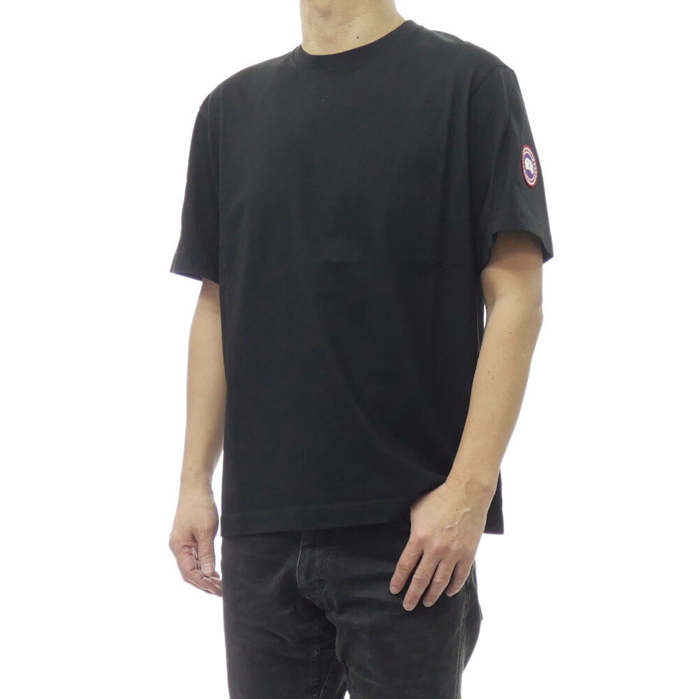 CANADA GOOSE カナダグース メンズクルーネックTシャツ 1328M / NOVO T-SHIRT ブラック 2026春夏新作