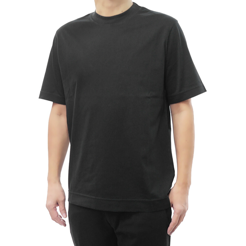 CIRCOLO1901 チルコロ1901 メンズクルーネックTシャツ CN5217 ブラック 2026春夏新作