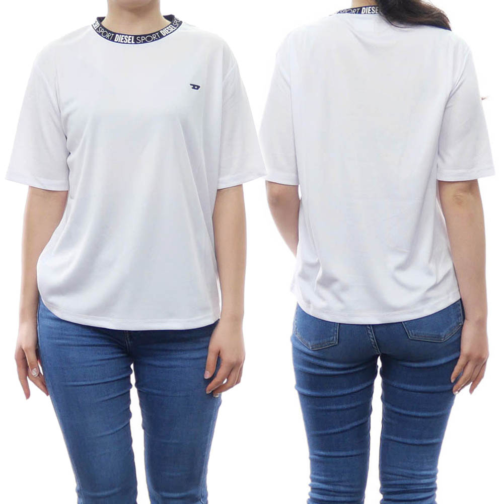 旧作お買い得セール！ DIESEL ディーゼル Tシャツ レディース 半袖 クルーネック A12037 0BLAN / T-MATIC ホワイト 楽天市場】DIESEL ディーゼル レディース クルーネックTシャツ A12037