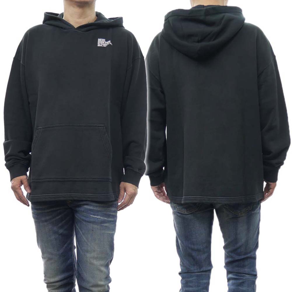 DIESELブラックパーカー セール】メンズ スウェット パーカー（パーカー）｜DIESEL（ディーゼル