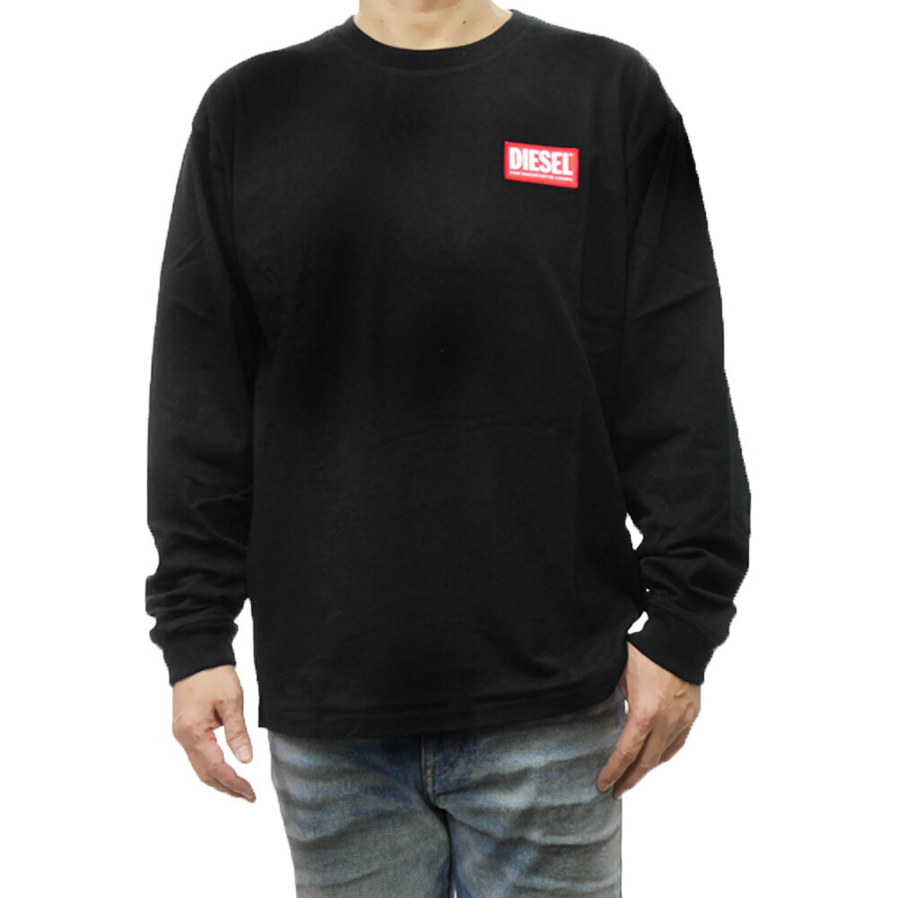 DIESEL ディーゼル ロンT 長袖 Tシャツ A12517-0GRAI T-JUST-LS