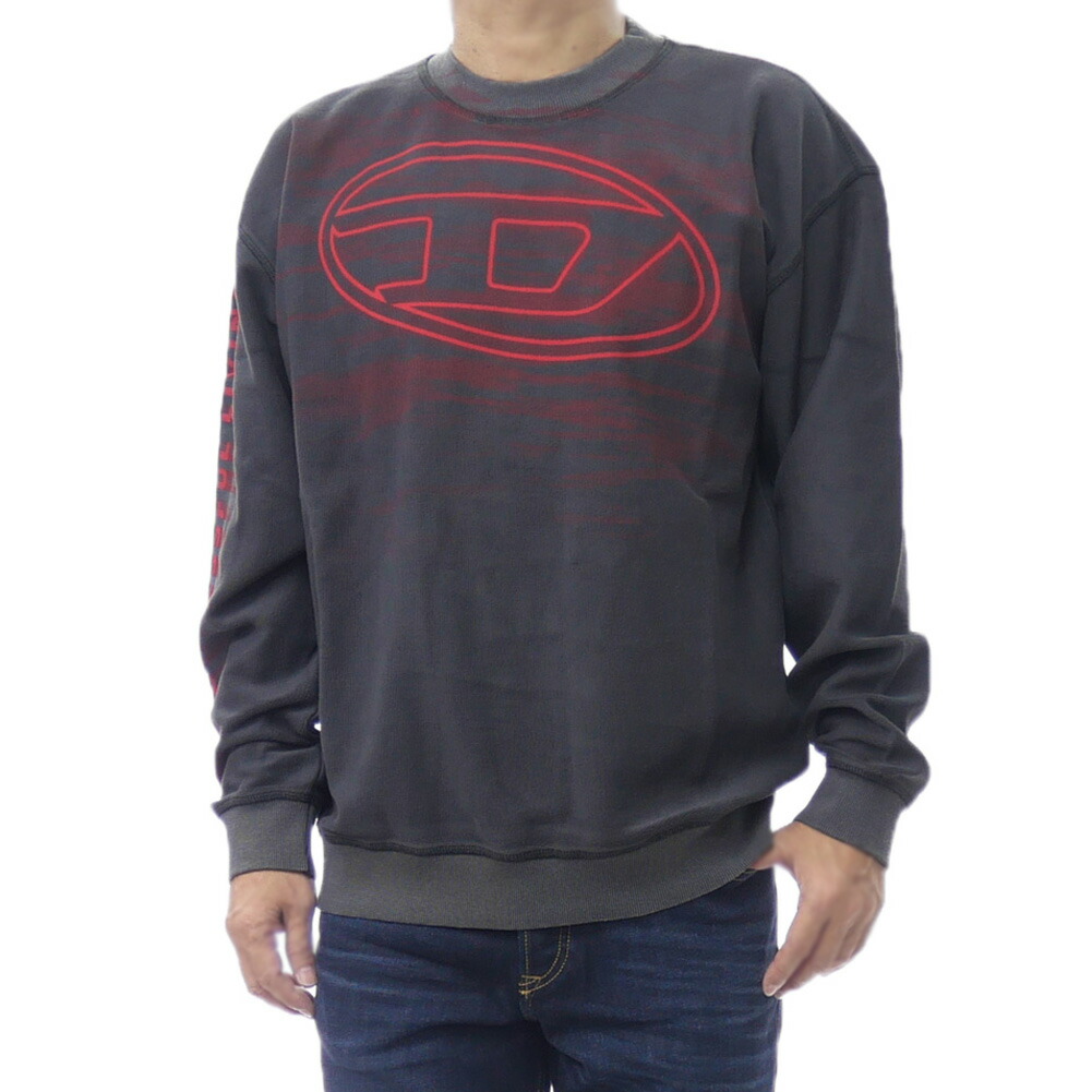 DIESEL ディーゼル メンズ調教師 A18654 0AGCB / S-BOXT-T1  濃灰色