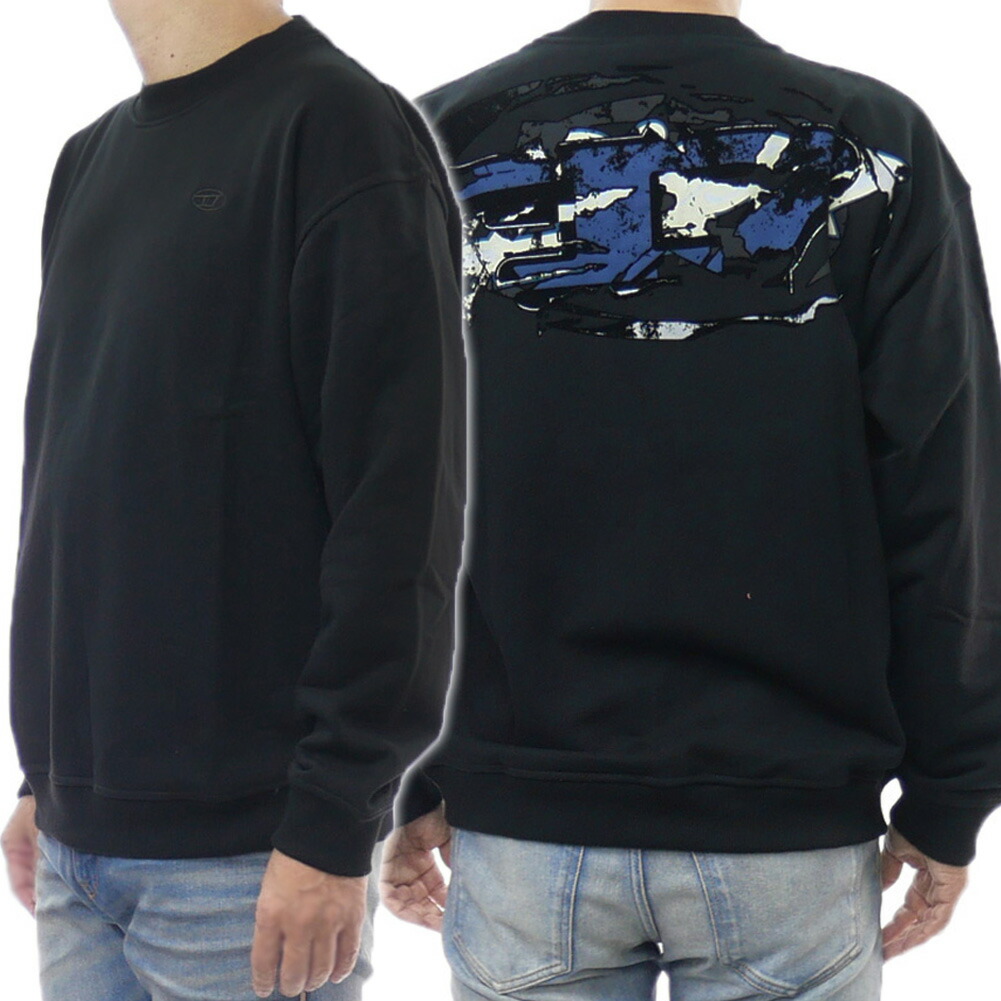 DIESEL ディーゼル　ブラック ジップアップ トレーナー S 楽天市場】ディーゼル DIESEL ジップアップスウェット ブラック メンズ