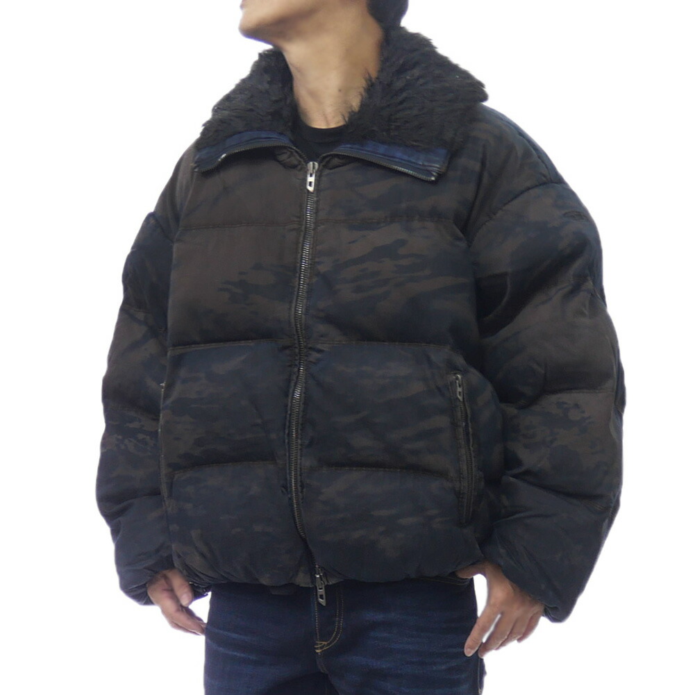 DIESEL ディーゼル メンズ中綿上衣 A18757 0LKCK / W-JOHNS インディゴブルー