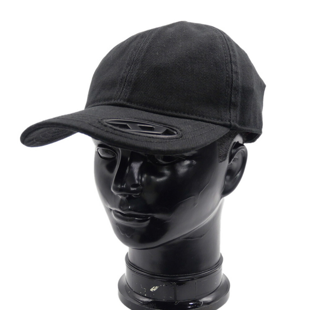 DIESEL ディーゼル メンズ レディース キャップ A11357 0PFAA / C-PLAK ブラック 2026春夏新作