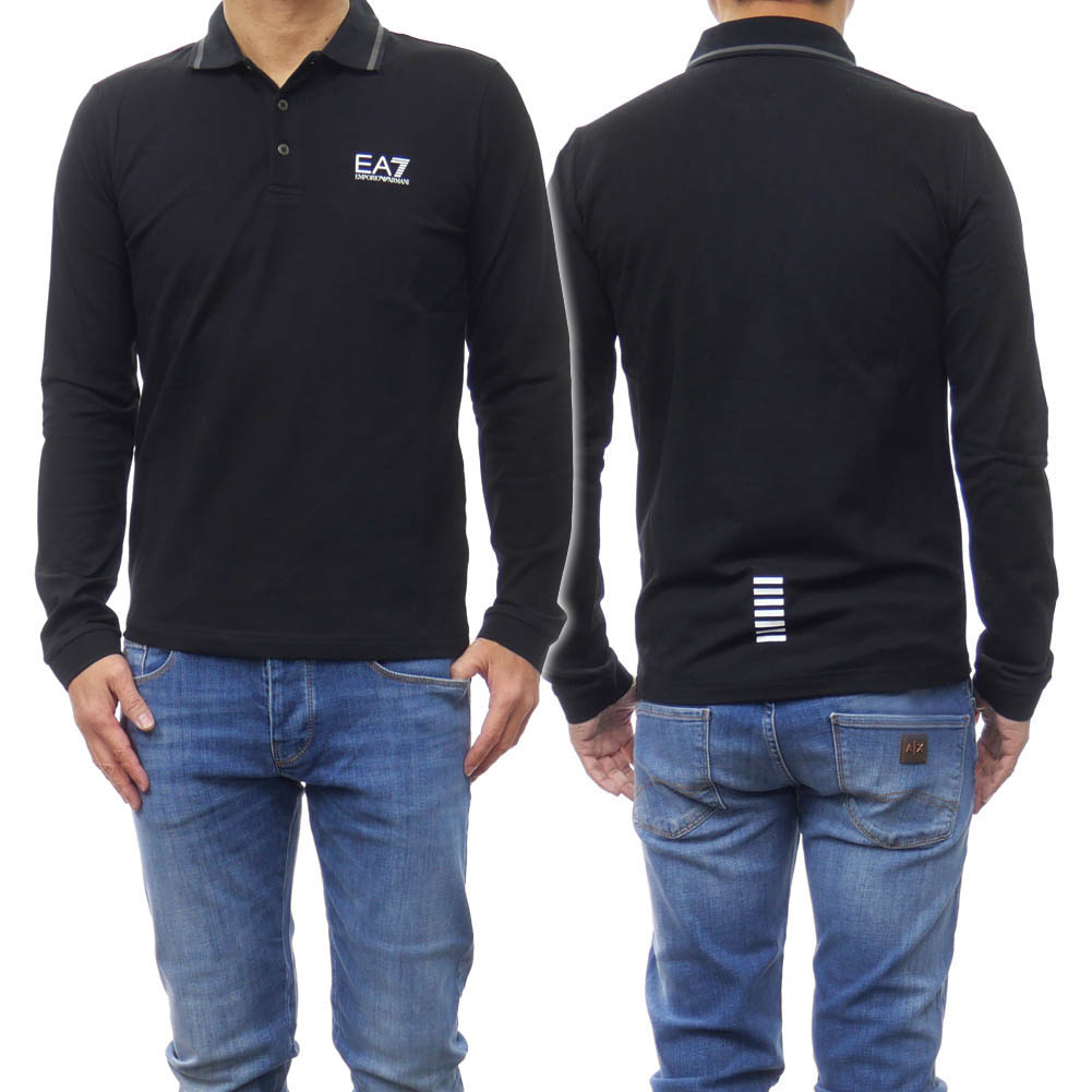 ao様 楽天市場】EMPORIO ARMANI EA7 エンポリオ アルマーニ 長袖 ポロシャツ