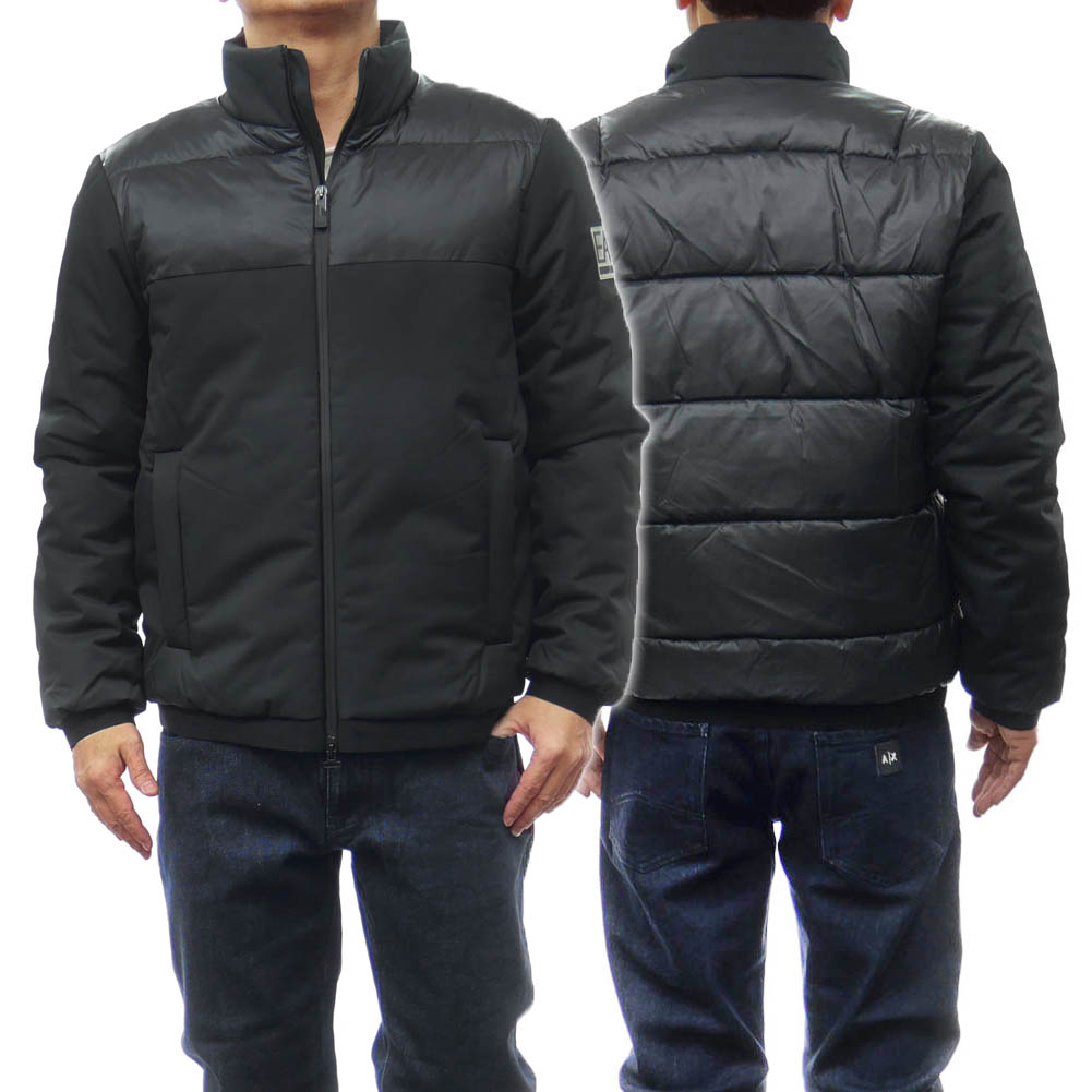 エンポリオアルマーニ ブラック MA-1ジャケット EMPORIO ARMANI - EMPORIO ARMANI ブラック ジャケット Mサイズ