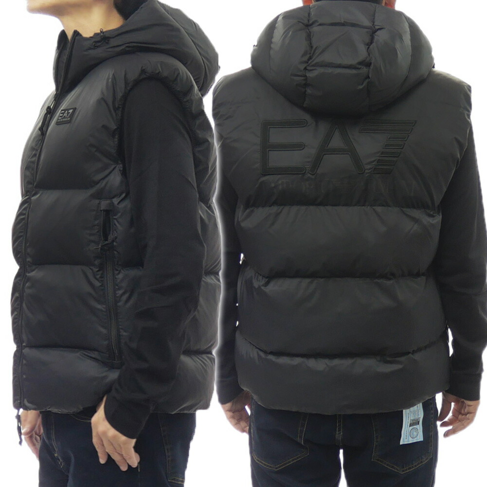 2025 秋冬新作！ EMPORIO ARMANI エンポリオアルマーニ EA7 ベスト メンズ 中綿ベスト 7M000693 AF15956 ブラック 楽天市場】EMPORIO ARMANI エンポリオアルマーニ EA7 メンズ中綿ベスト