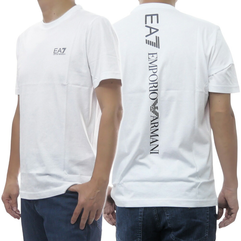EMPORIO ARMANI エンポリオアルマーニ EA7 メンズクルーネックプルオーバー 7M000567 AF10375 白いこと 2026春夏新作