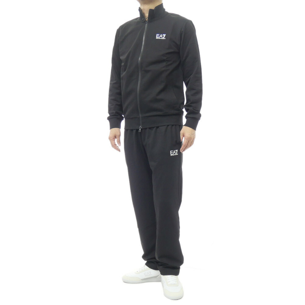 EMPORIO ARMANI エンポリオアルマーニ EA7 メンズセットアップ 8NPV61 PJVRZ 黒いこと 2026春夏新作