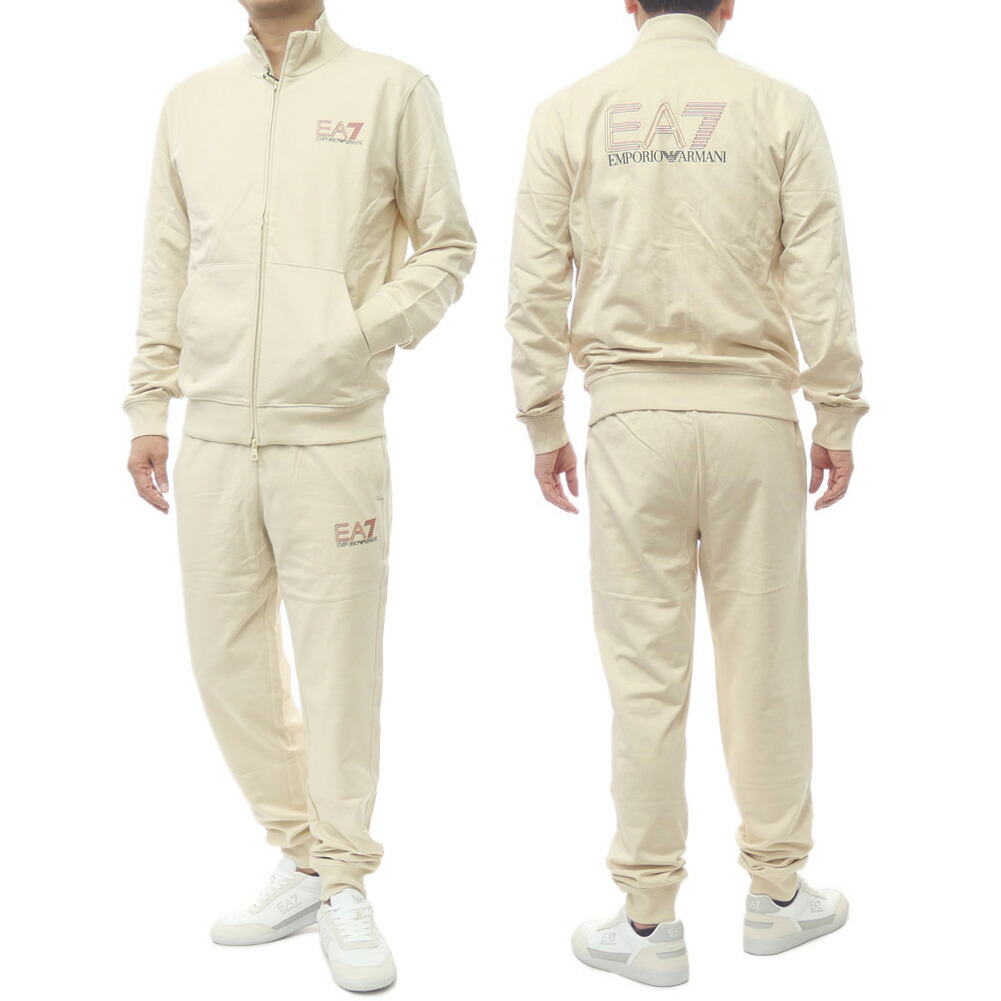 EMPORIO ARMANI エンポリオアルマーニ EA7 メンズセットアップ 7M001318 AF13512 象牙色 2026春夏新作