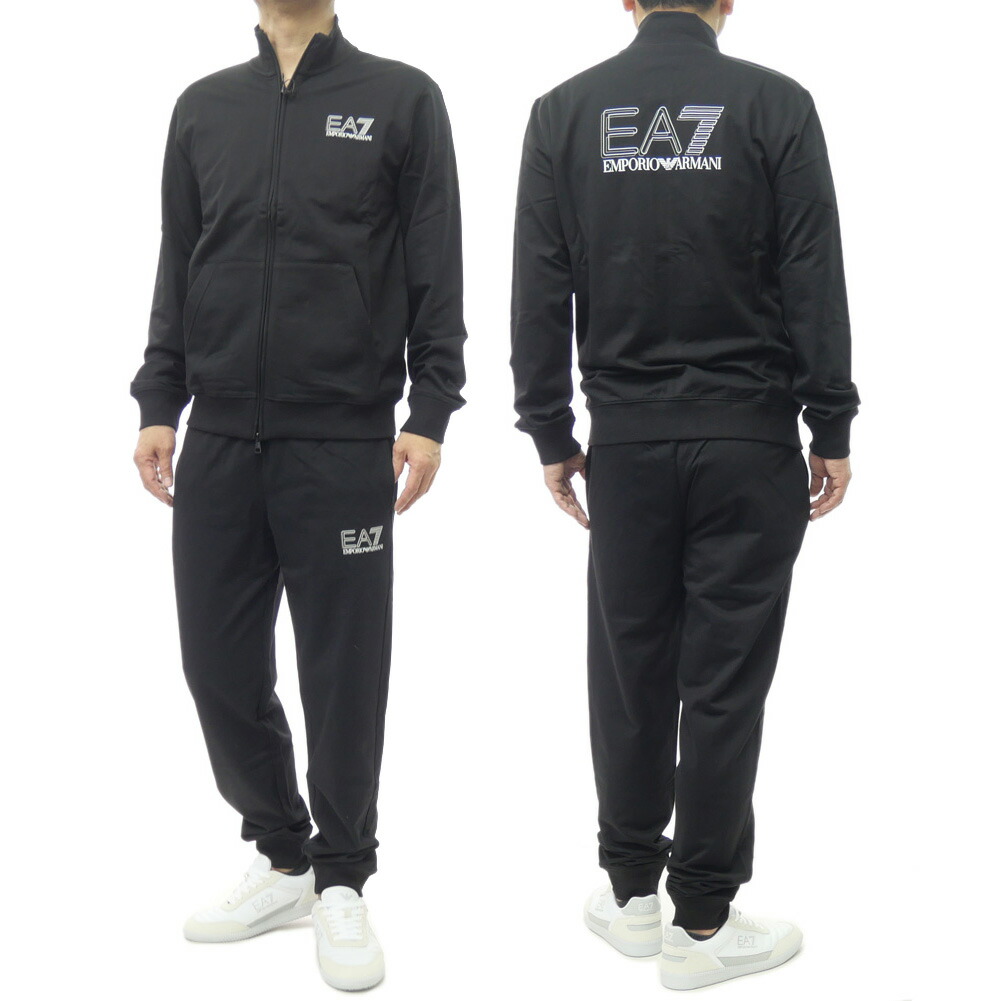 EMPORIO ARMANI エンポリオアルマーニ EA7 メンズセットアップ 7M001318 AF13512 黒いこと 2026春夏新作