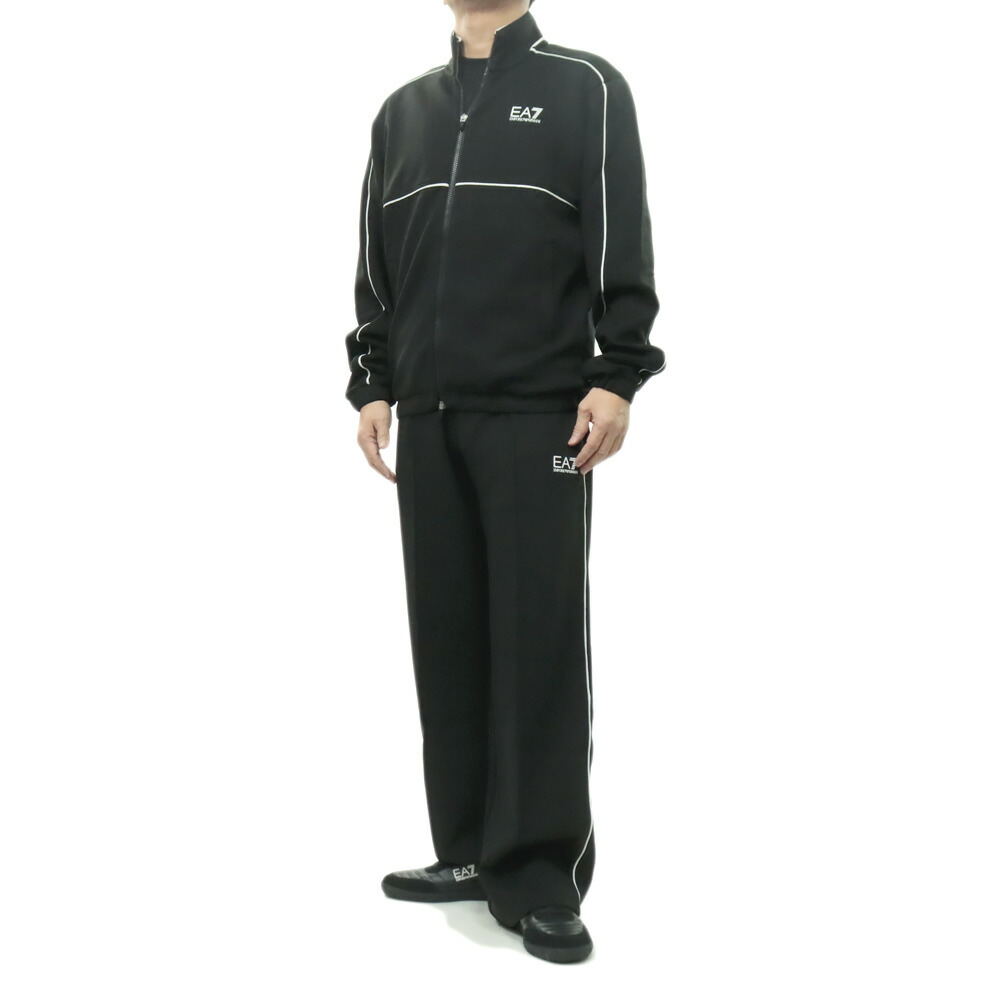 EMPORIO ARMANI エンポリオアルマーニ EA7 メンズセットアップ 7M001526 AF21491 黒いこと 2026春夏新作