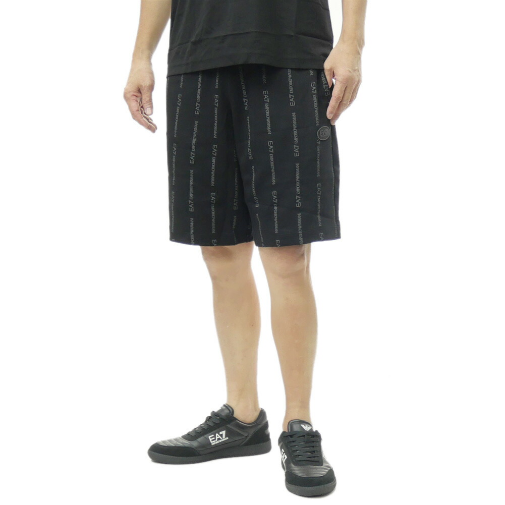 EMPORIO ARMANI エンポリオアルマーニ EA7 メンズ 遊撃手ズボン下 7M001393 AF12660 黒いこと 2026春夏新作