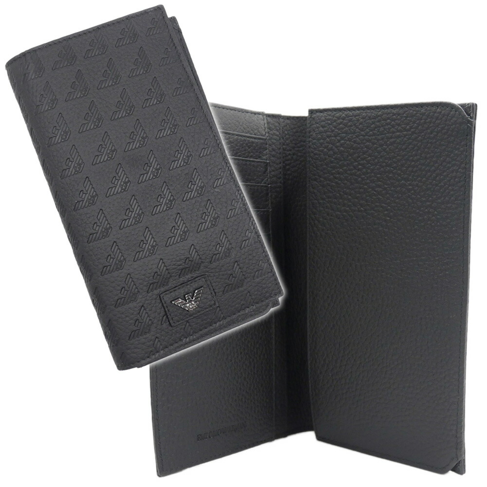 【関税・送料込】エンポリオアルマーニ 長財布 楽天市場】EMPORIO ARMANI エンポリオアルマーニ 二つ折長財布