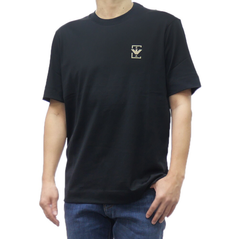 国内発送【EMPORIO ARMANI】刺繍 クルーネック 半袖 Tシャツ 楽天市場】EMPORIO ARMANI エンポリオ アルマーニ 半袖クルー