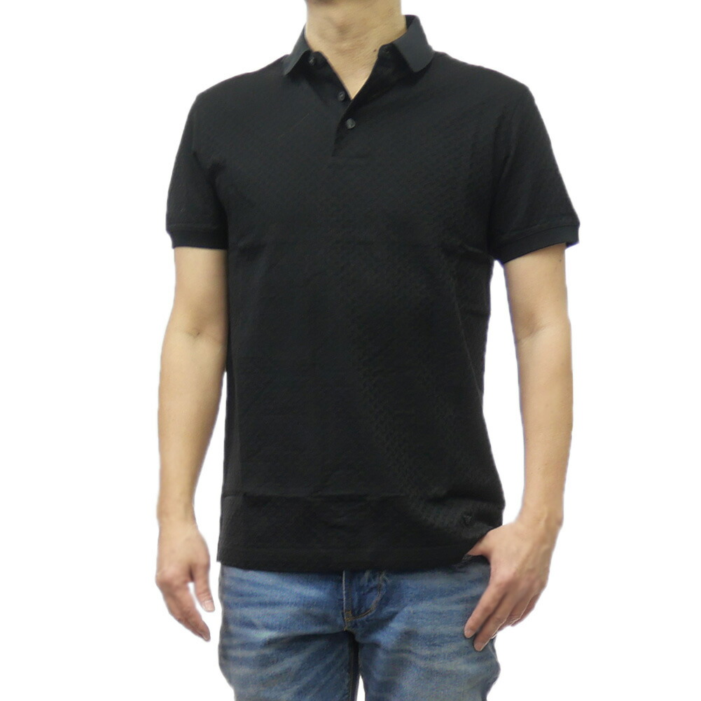 新品【エンポリオアルマーニ】織柄ポロシャツL 楽天市場】EMPORIO ARMANI エンポリオアルマーニ 総柄 ポロシャツ
