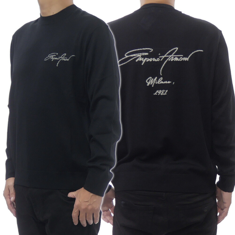 EMPORIO ARMANI　エンポリオアルマーニ 長袖ニット　個性派デザイン EMPORIO ARMANI エンポリオアルマーニ 長袖ニット 48サイズ 楽天市場